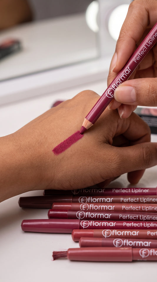 Flormar Perfect Long Lasting Lip Liner - 12 Shades of Nude Set